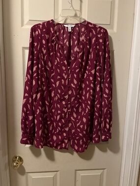 Burgundy top